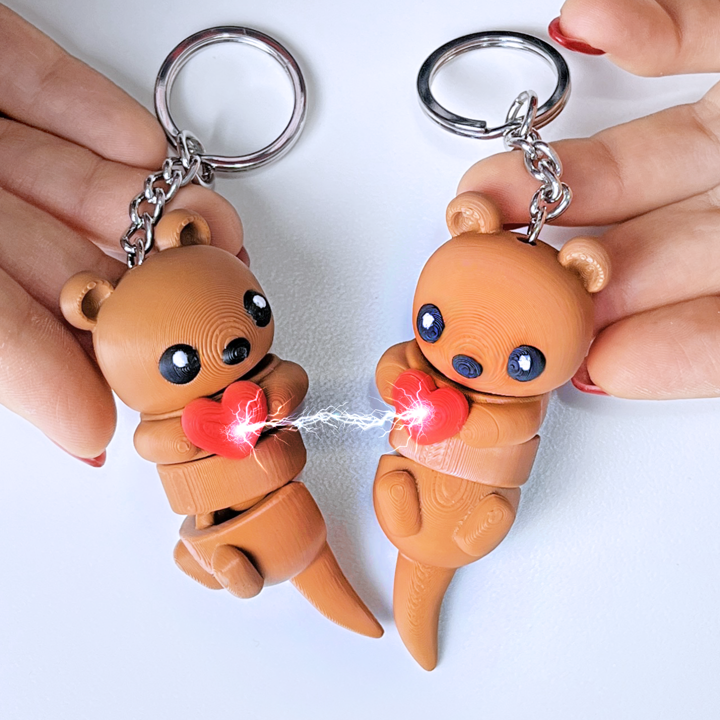 Βίδρες Αγίου Βαλεντίνου Μαγνητικό Ζευγάρι