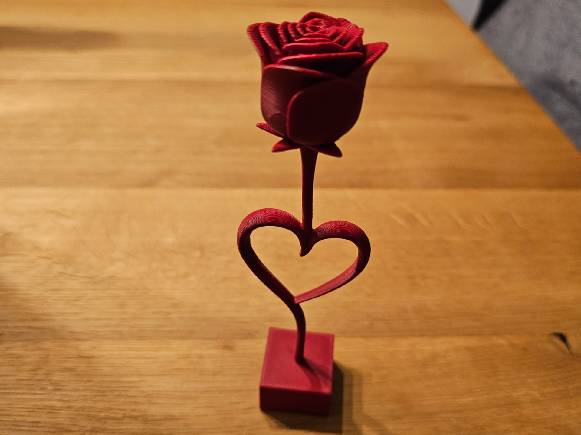 Διαχρονικό Διακοσμητικό Τριαντάφυλλο με Καρδιά