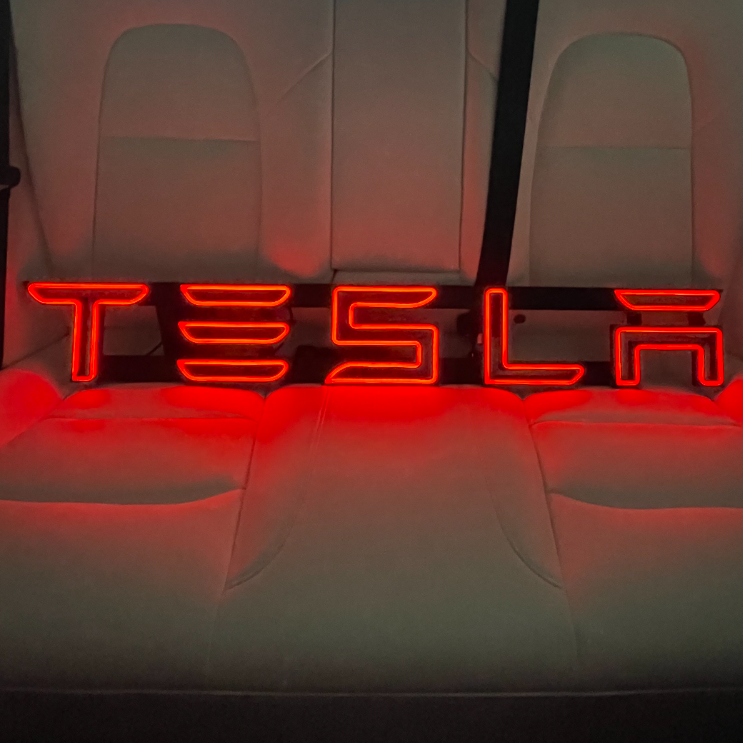 TESLA LED Neon Sign / Φωτιζόμενα Γράμματα TESLA