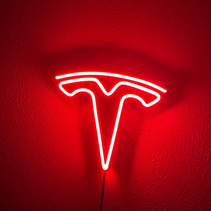 TESLA LED Neon Sign / Φωτιζόμενα Γράμματα TESLA