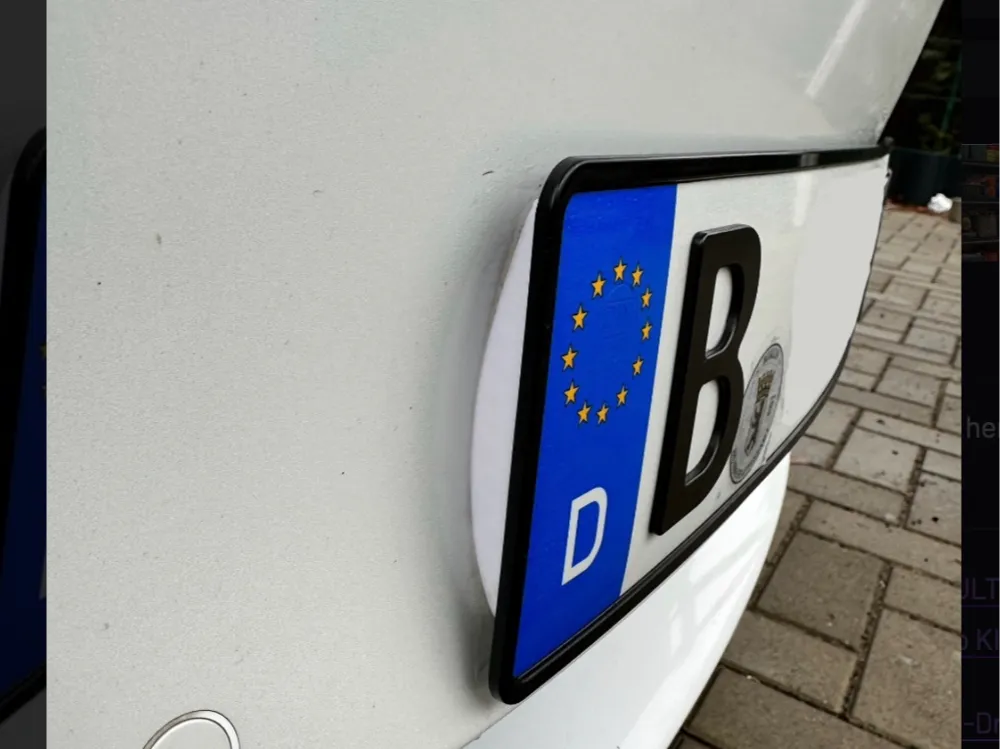 Βάση Μπροστινής Πινακίδας για Tesla Model 3