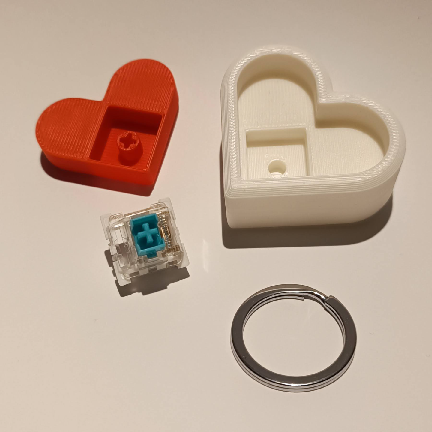 Clicker Μπρελόκ Καρδιά