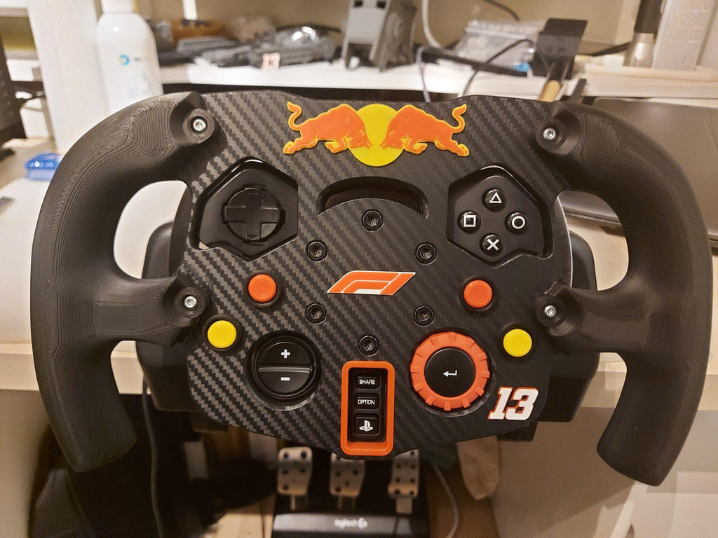 Logitech G29 – Κάλυμμα Τιμονιού F1 Red Bull Mod