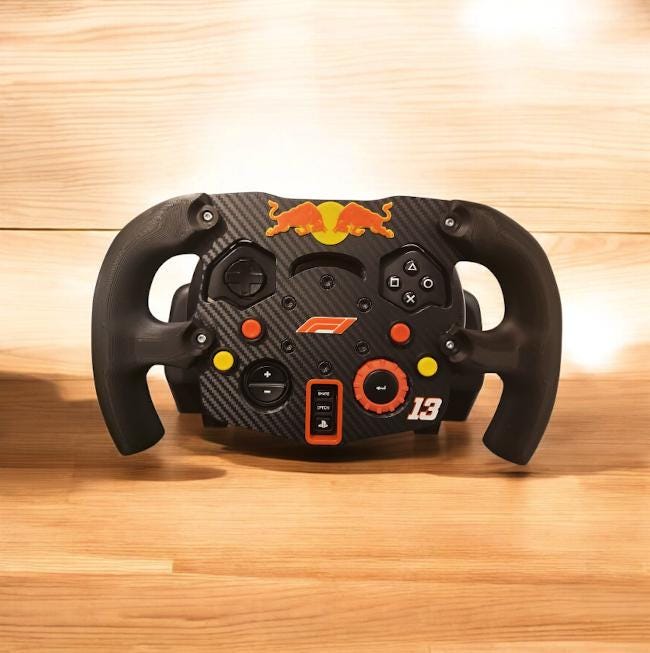 Logitech G29 – Κάλυμμα Τιμονιού F1 Red Bull Mod