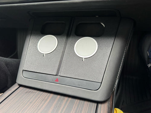 Tesla Model S 2021+ Refresh – Διπλός Προσαρμογέας MagSafe – 3D Εκτυπωμένη Βάση Φόρτισης