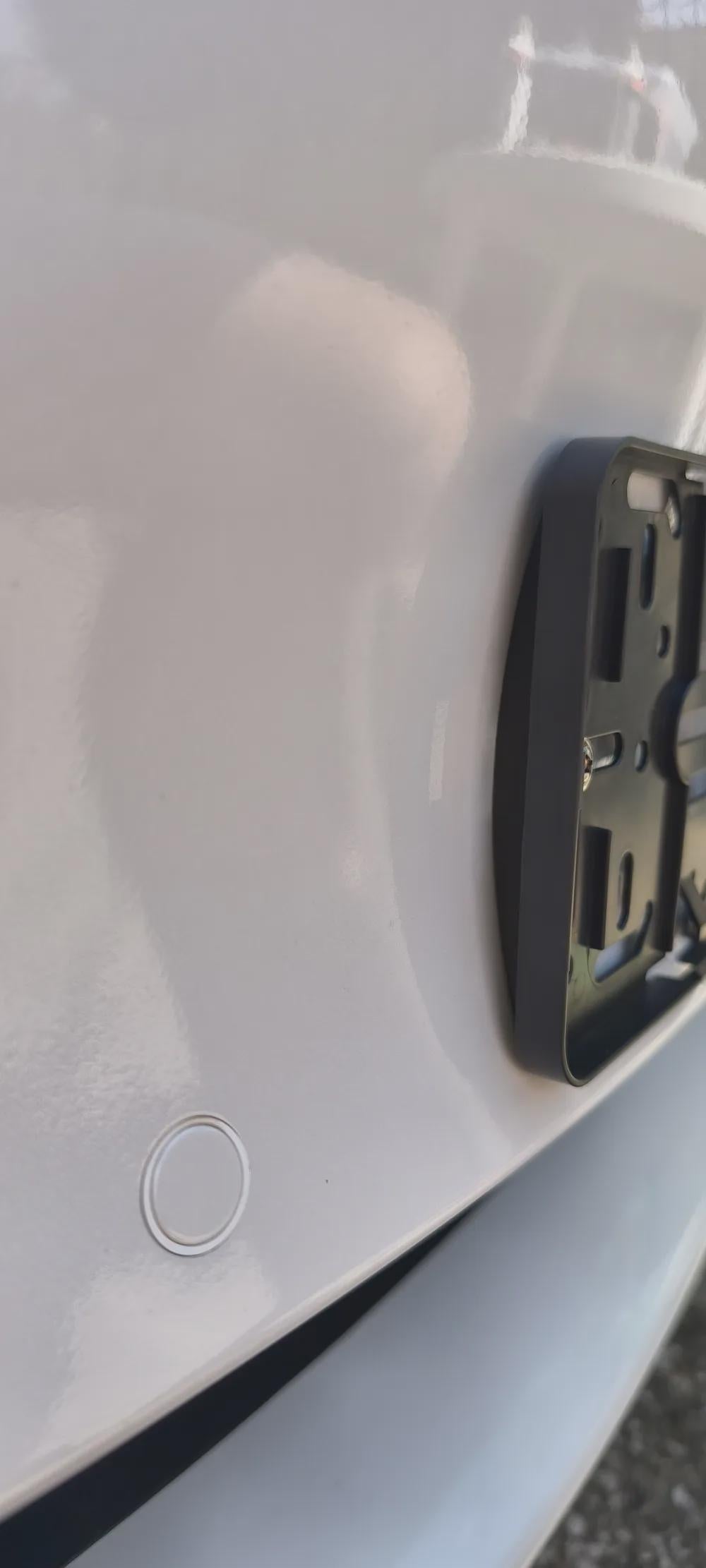 Βάση Μπροστινής Πινακίδας για Tesla Model 3 | Σετ 4 Τεμαχίων | 3D Εκτυπωμένη Βάση | Χωρίς Τρύπημα