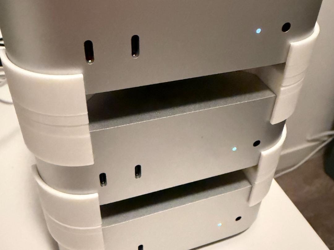 Στοιβαζόμενο Πλαίσιο Rack για Mac Mini M4