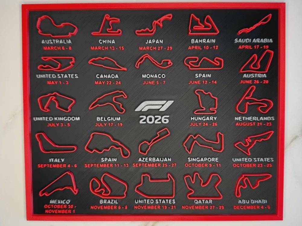 Ημερολόγιο F1 2026