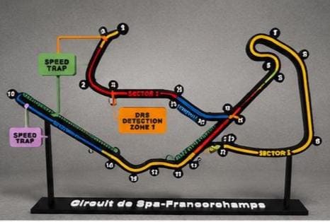 Συλλογή Πιστών Formula 1 – 3D Εκτυπωμένα Κυκλώματα F1 – Διακόσμηση Γραφείου & Δώρο για Λάτρεις Αγώνων