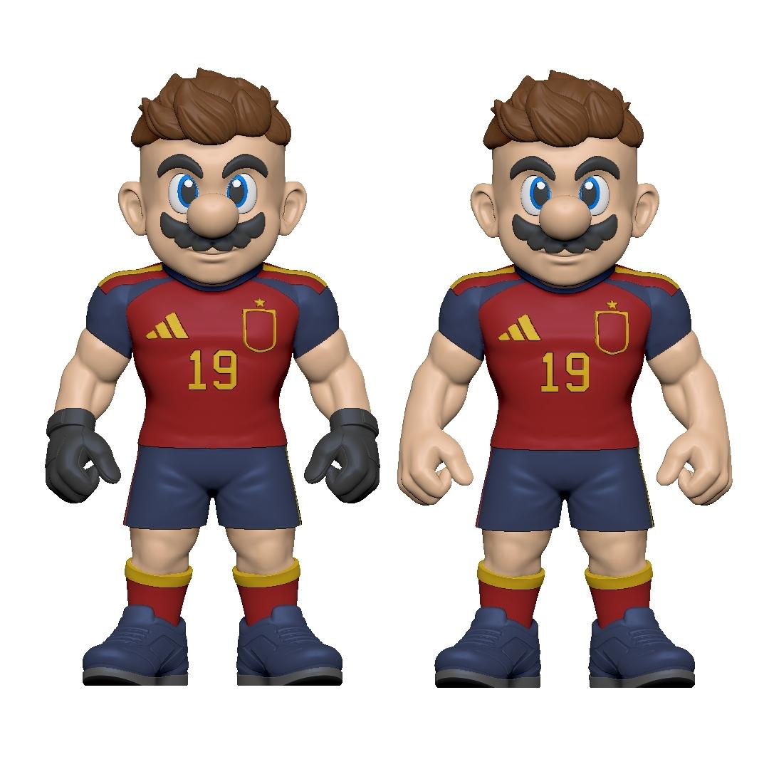 Φιγούρα Soccer Mario 3D Εκτυπωμένη – Πολύχρωμο Συλλεκτικό Αγαλματίδιο – Έκθεμα για Φίλαθλους Ποδοσφαίρου