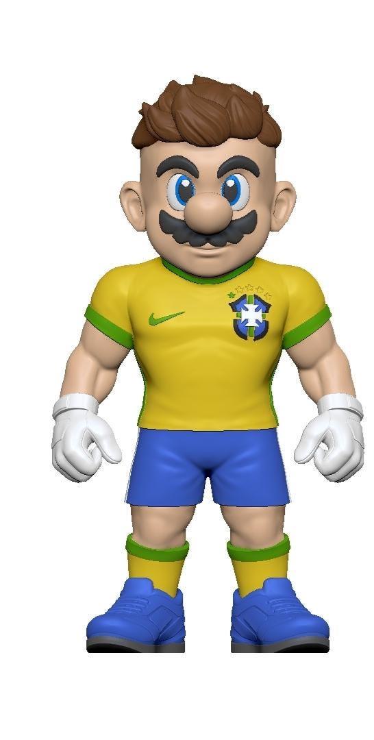 Φιγούρα Soccer Mario 3D Εκτυπωμένη – Πολύχρωμο Συλλεκτικό Αγαλματίδιο – Έκθεμα για Φίλαθλους Ποδοσφαίρου