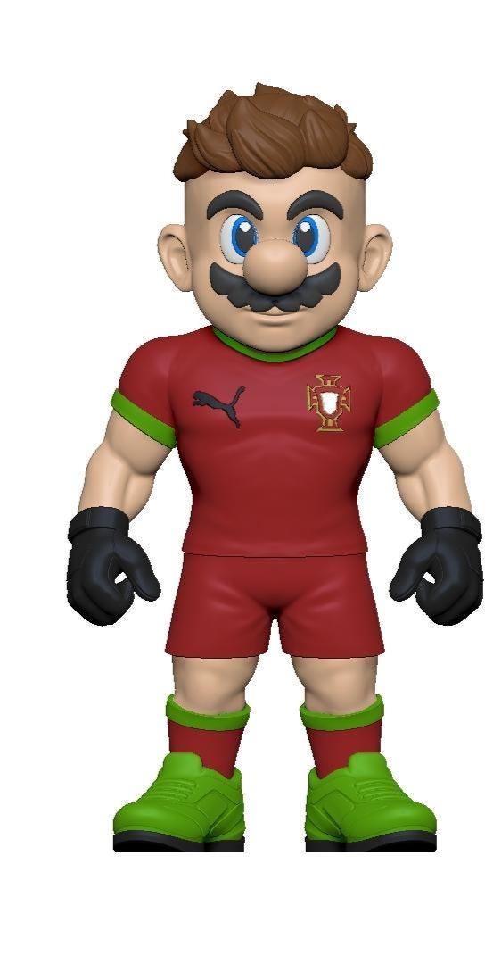 Φιγούρα Soccer Mario 3D Εκτυπωμένη – Πολύχρωμο Συλλεκτικό Αγαλματίδιο – Έκθεμα για Φίλαθλους Ποδοσφαίρου