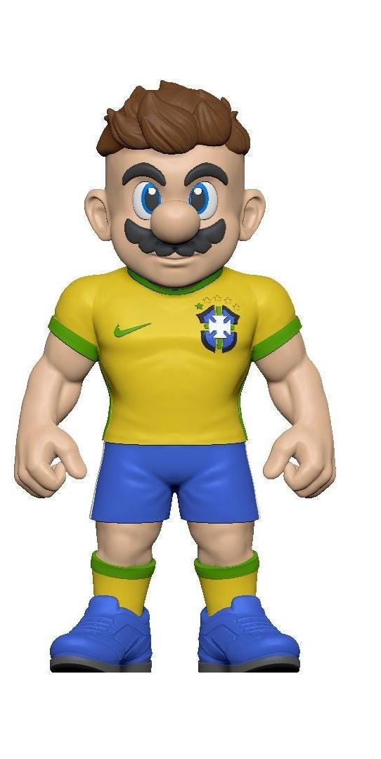 Φιγούρα Soccer Mario 3D Εκτυπωμένη – Πολύχρωμο Συλλεκτικό Αγαλματίδιο – Έκθεμα για Φίλαθλους Ποδοσφαίρου