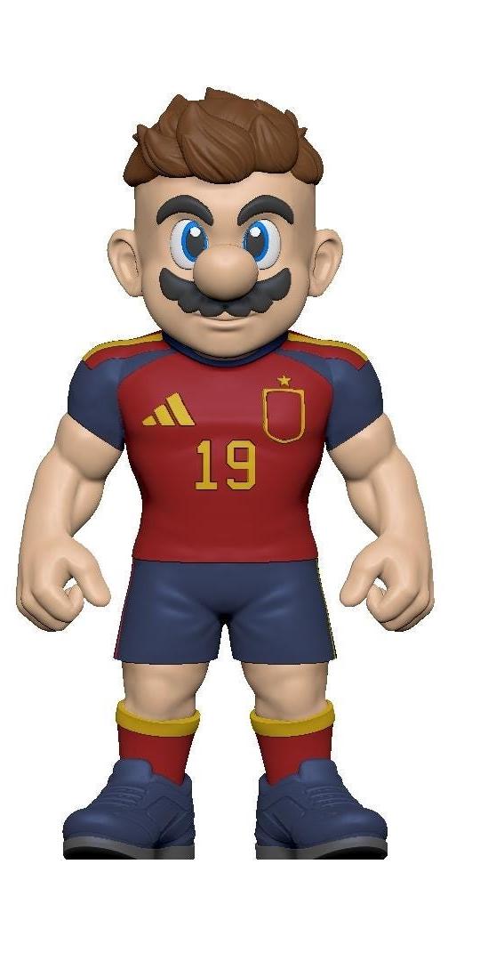 Φιγούρα Soccer Mario 3D Εκτυπωμένη – Πολύχρωμο Συλλεκτικό Αγαλματίδιο – Έκθεμα για Φίλαθλους Ποδοσφαίρου