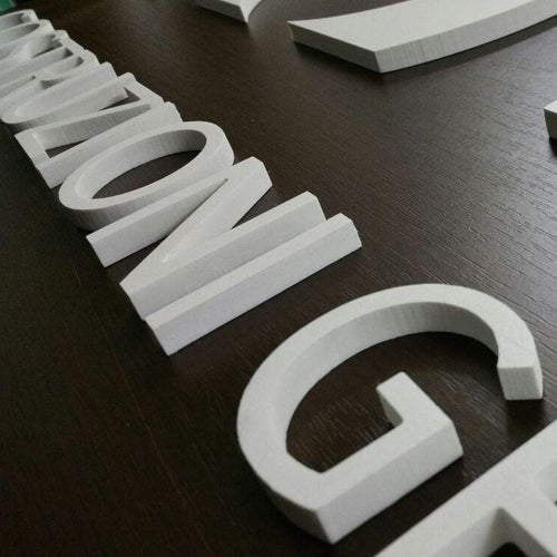 Custom 3D Γράμματα Τοίχου – Λογότυπο – Προσωποποιημένη Επιχειρηματική Πινακίδα – 3D Εκτυπωμένο Όνομα Εταιρείας & Κείμενο