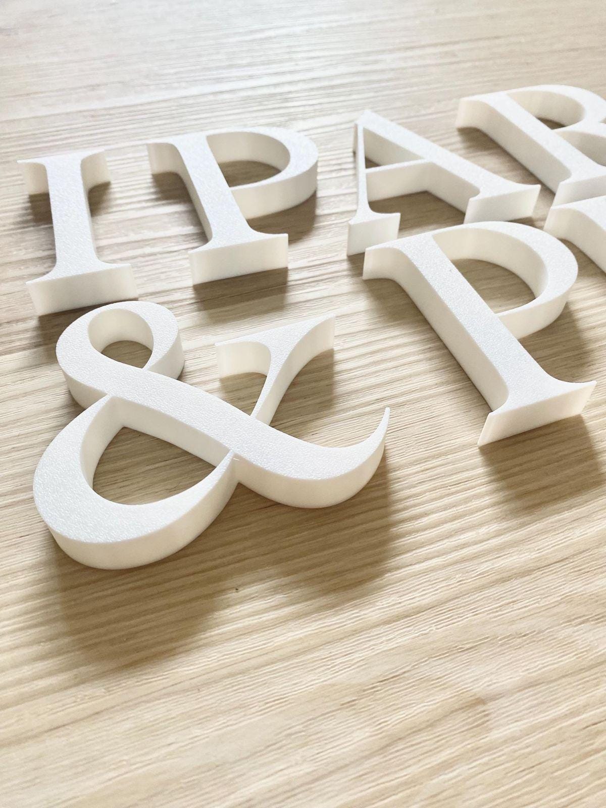 Custom 3D Γράμματα Τοίχου – Λογότυπο – Προσωποποιημένη Επιχειρηματική Πινακίδα – 3D Εκτυπωμένο Όνομα Εταιρείας & Κείμενο