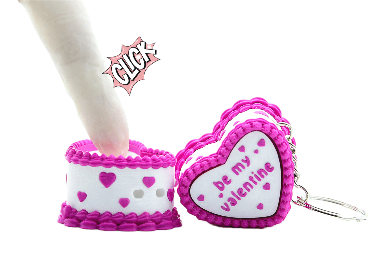 Clicker Καρδιά Τούρτα